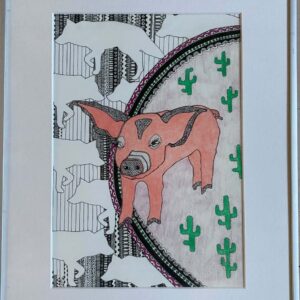 E. Mahhov illustratsioon raamatule " Väike Min, tüdruk Chimelist "