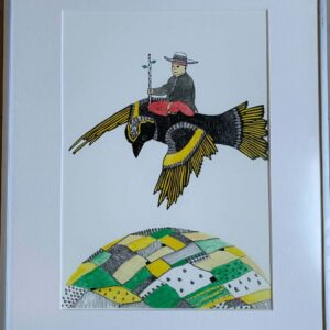 E. Mahhov illustratsioon raamatule " Väike Min, tüdruk Chimelist "